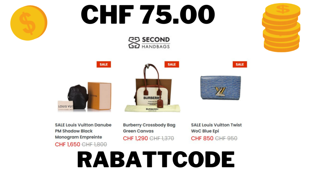 SecondHandbags.CH rabattcode