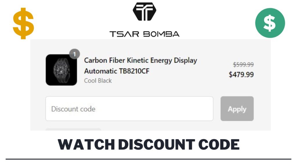 Tsar Bomba Watches discount code