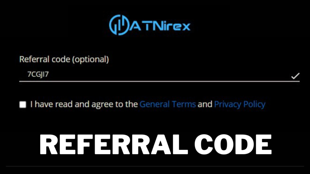 Atnirex.com referral code