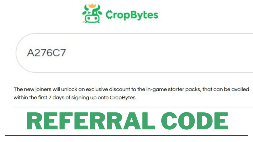 CropBytes Farm referral code