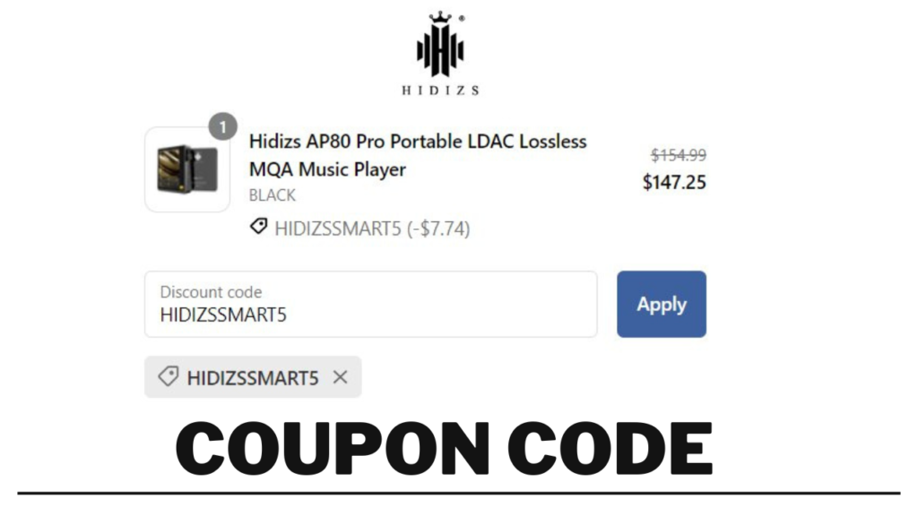 Hidizs DAP coupon code