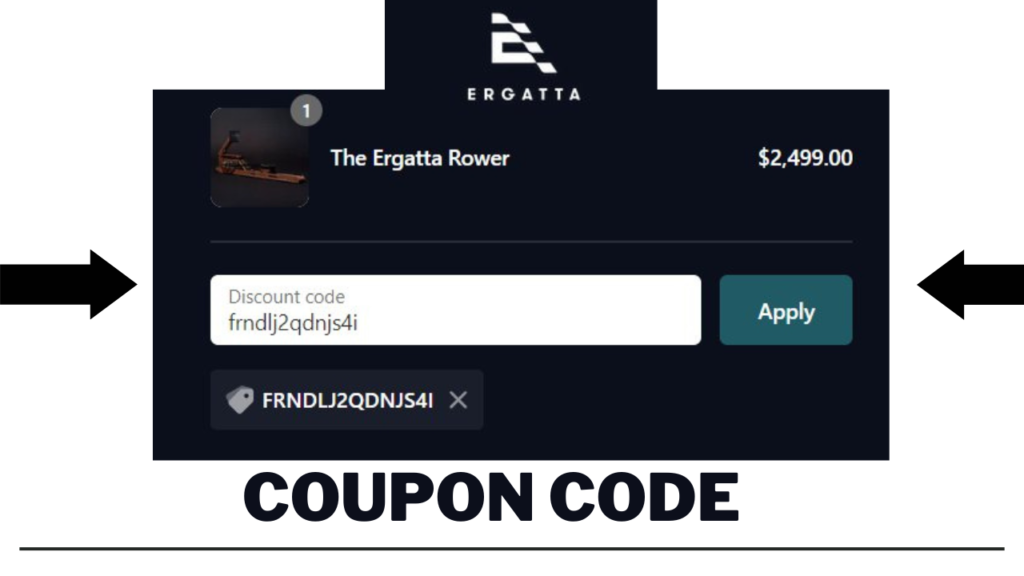 The Ergatta Rower coupon code