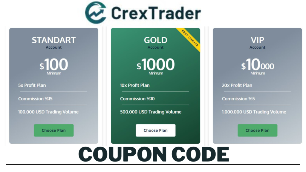 CrexTrader coupon code