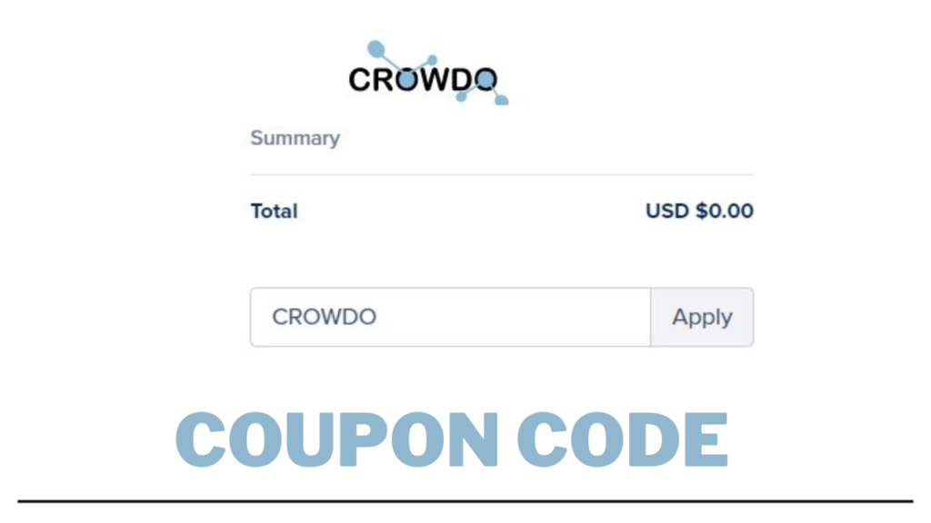 Crowdo Links coupon code