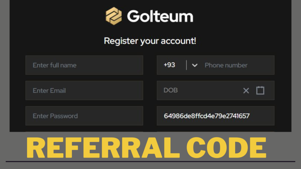 Golteum referral code