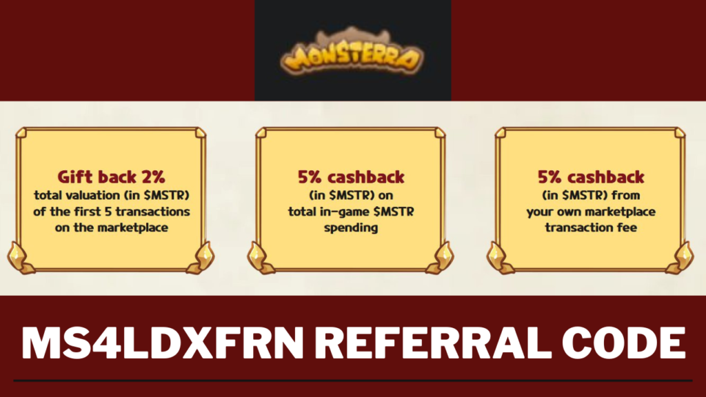 Monsterra.io referral code