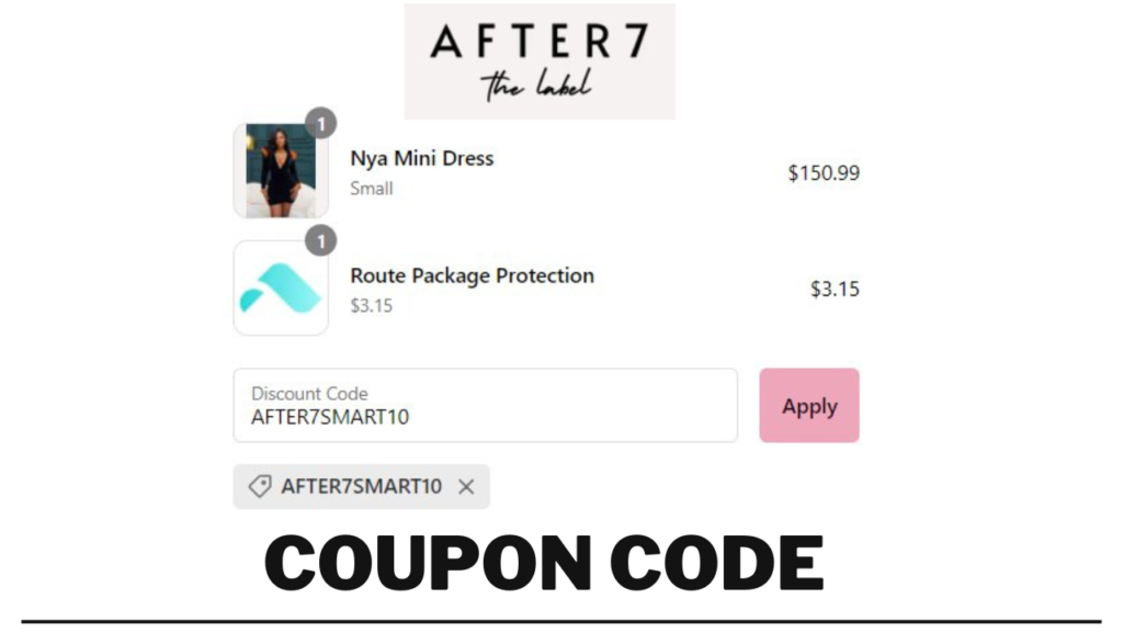 55 off After7 The Label Coupon Code After7TheLabel