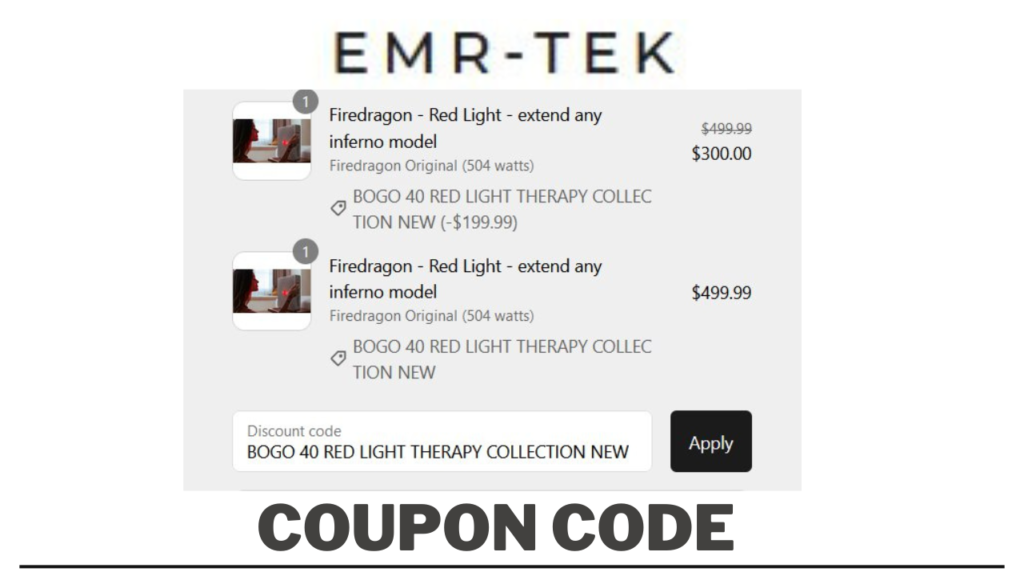 Emr-TeK Inc discount code