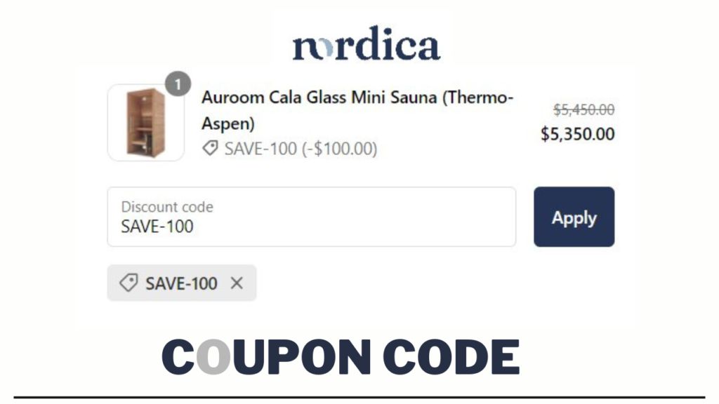 NordicaSauna.com coupon code