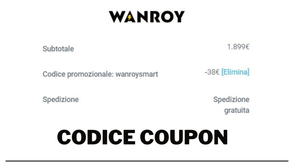 Wanroy IT codice coupon