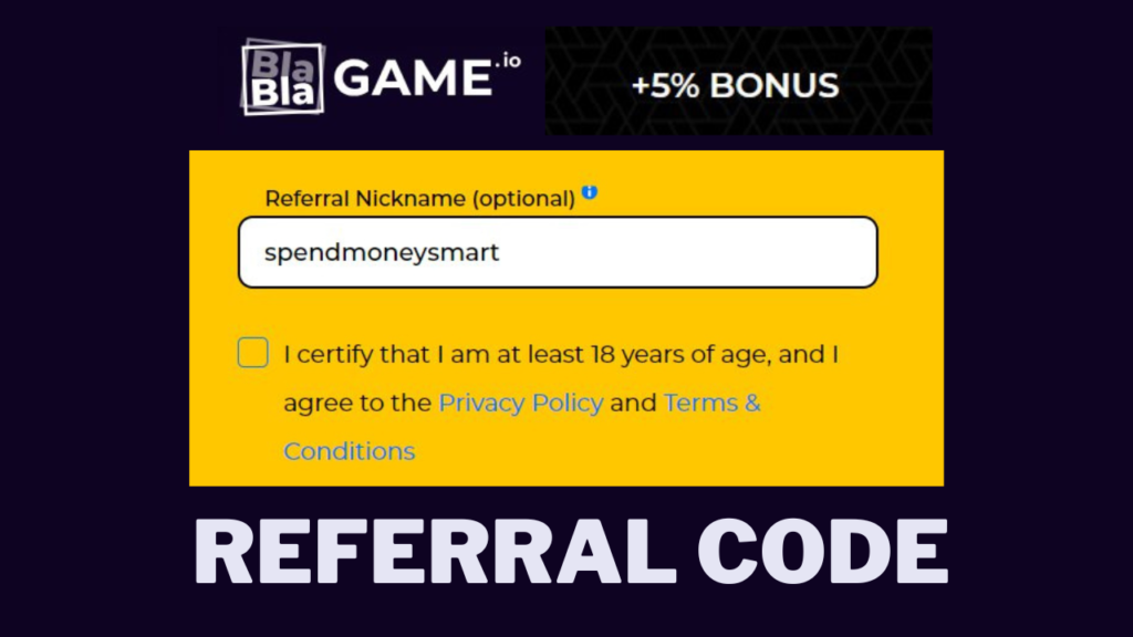 BlaBlaGame.io referral code