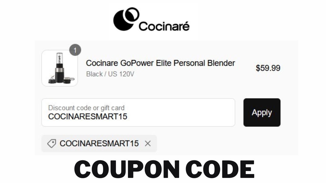 55 off Cocinare GoPower Discount Code Elite Blender