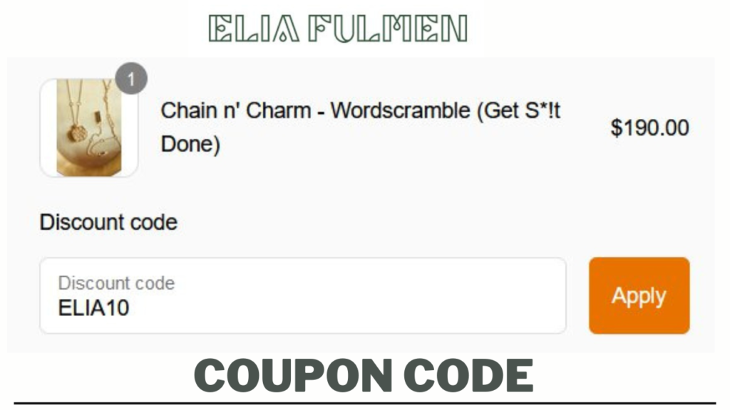 EliaFulmen.com discount code