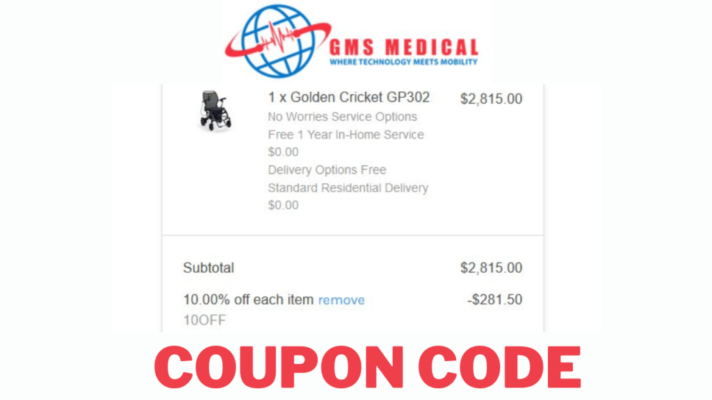 GmsMedical1.com coupon code