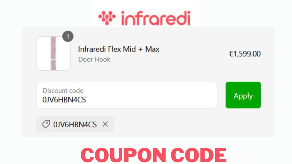 Infraredi Red Light Therapy coupon code