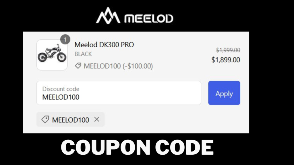 electric bike discount code