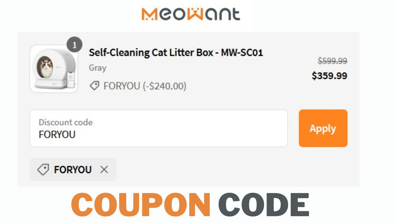 $240.00 off Meo Want Coupon Code MeoWant Coupons