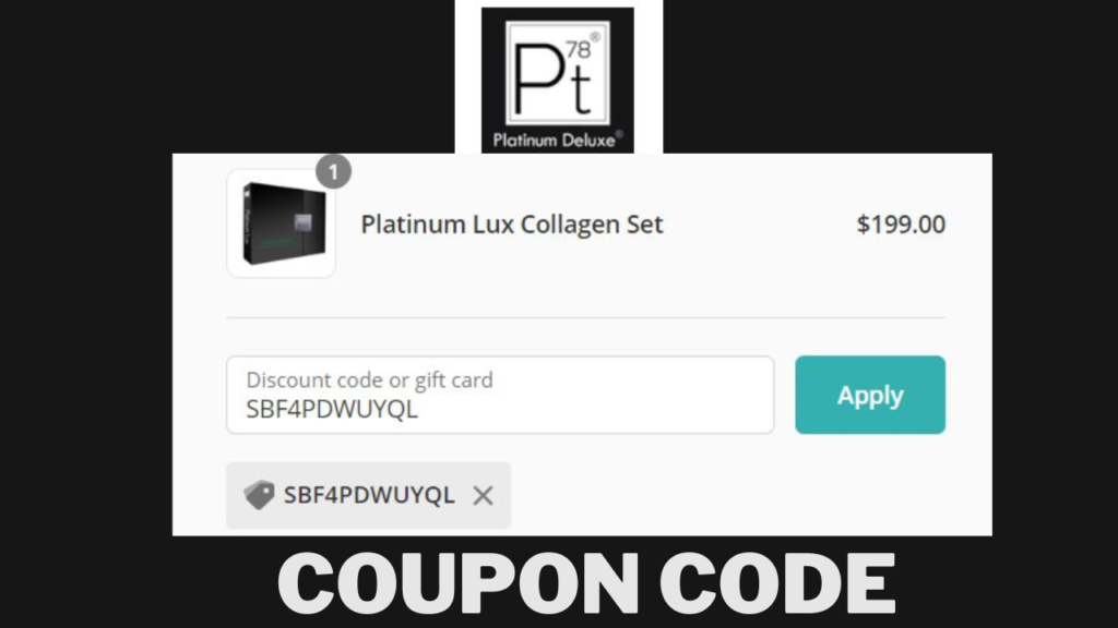 100.00 off Platinum Deluxe Skincare Discount Code