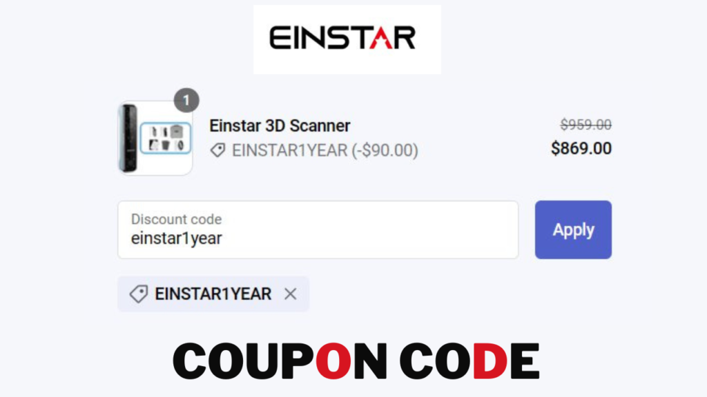 Shining 3D Scanner discount code