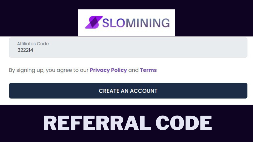 SloMining.com referral code