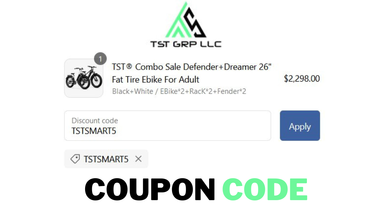 55 off Tst Ebike Discount Code TstEbike Coupons