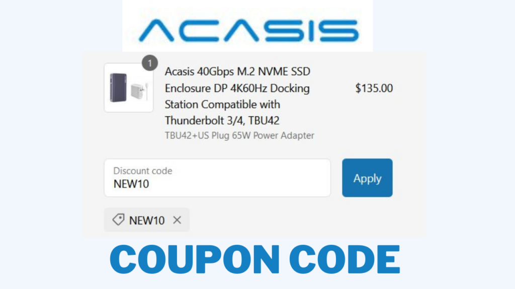 Acasis SSD Enclosure discount code