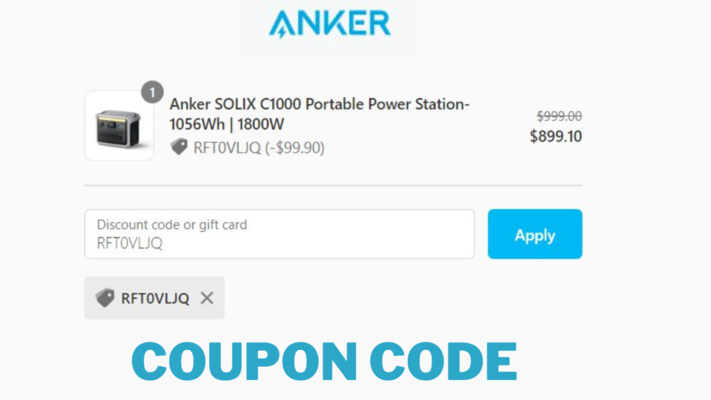 Anker SOLIX promo code