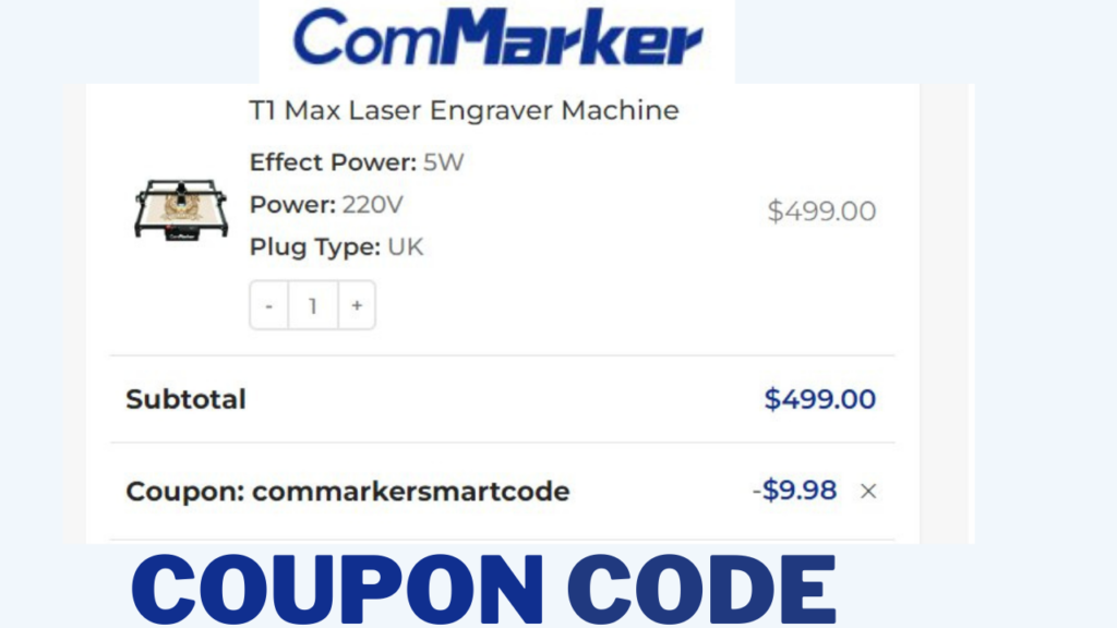 ComMarker B4 Laser Engraver coupon code