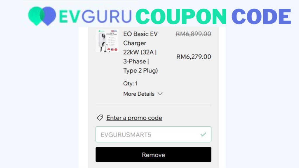 EvGuru Malysia coupon code