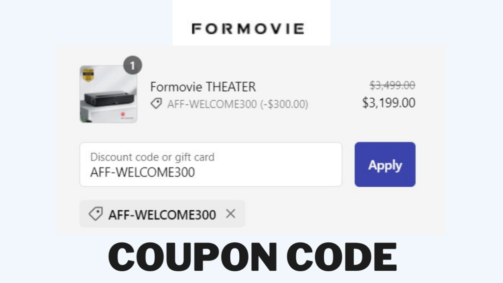 Formovie Europe coupon code