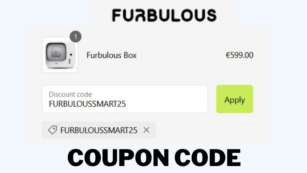 Furbulous Litter Box coupon code