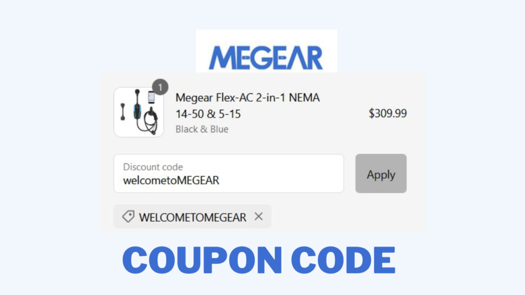 Megear EV Charger coupon code