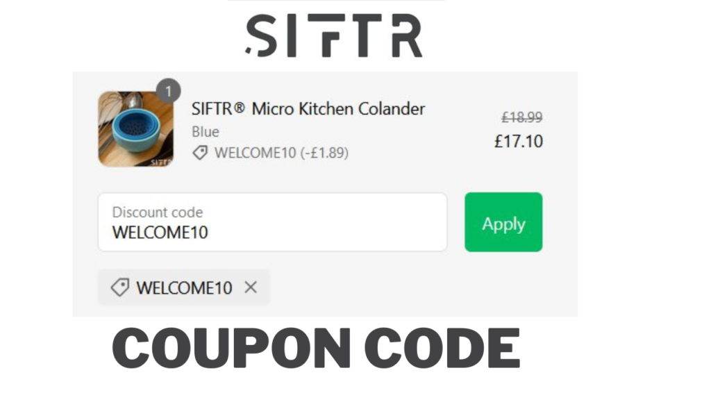 Siftr Store coupon code