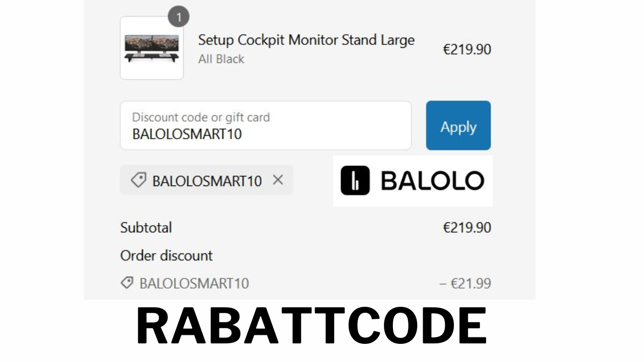 Balolo DE rabattcode
