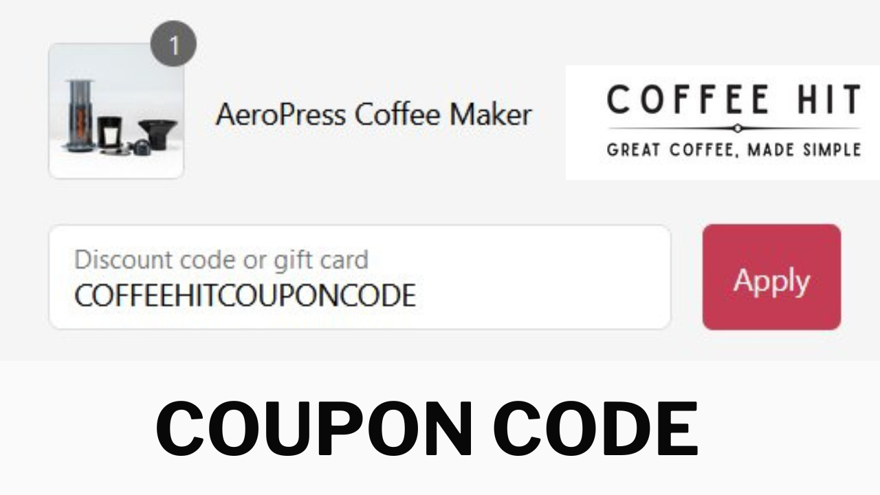 CoffeeHit UK coupon code