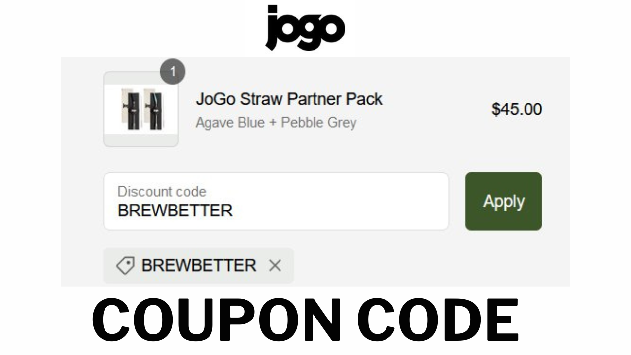 JoGo Straw coupon code