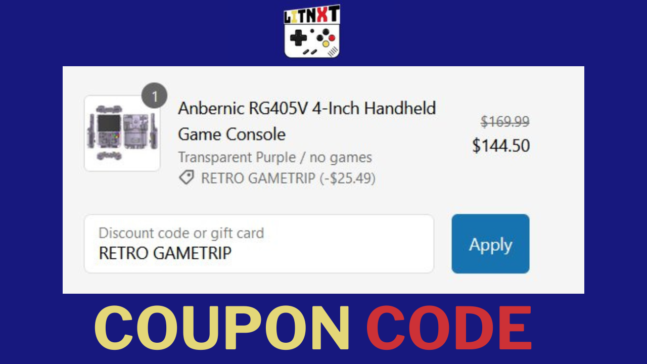 Litnxt Game Console coupon code