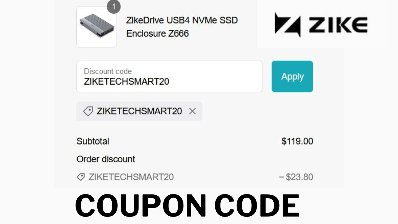 ZikeTech coupon code