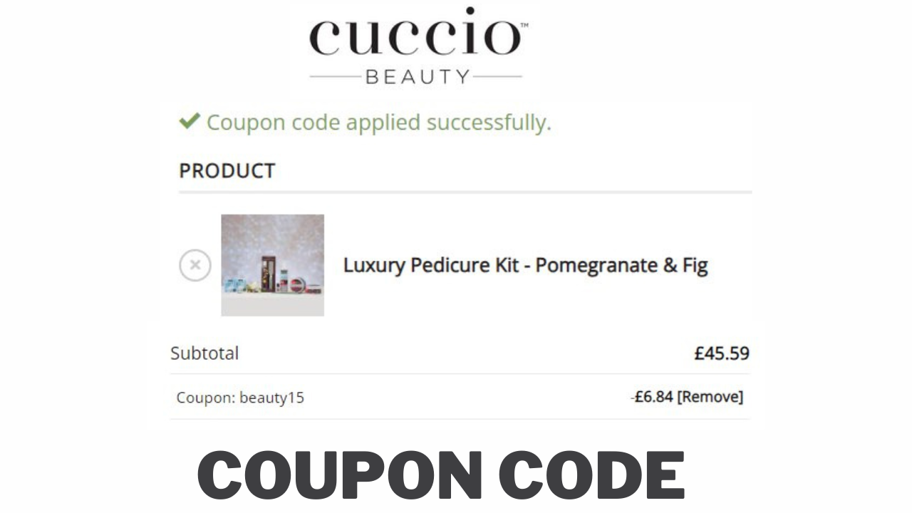 65 off CuccioBeauty.co.uk Discount Code Cuccio Beauty