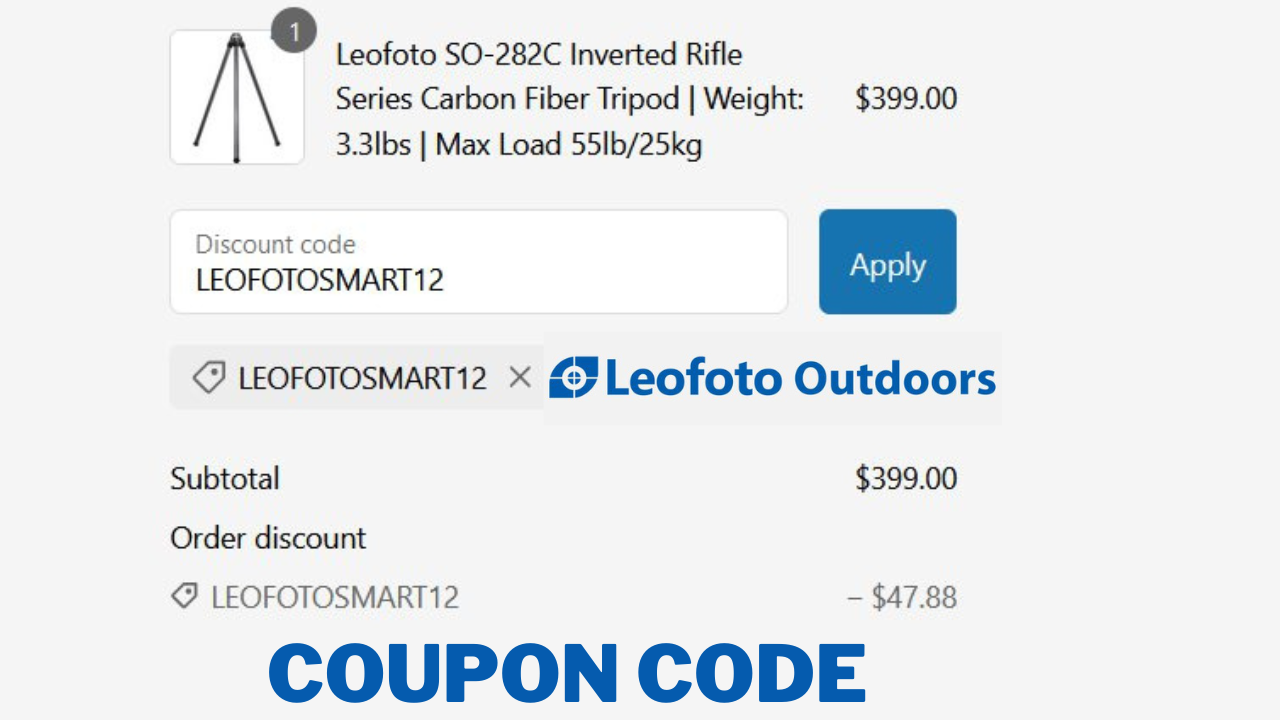 LeofotoOutdoors.com coupon code
