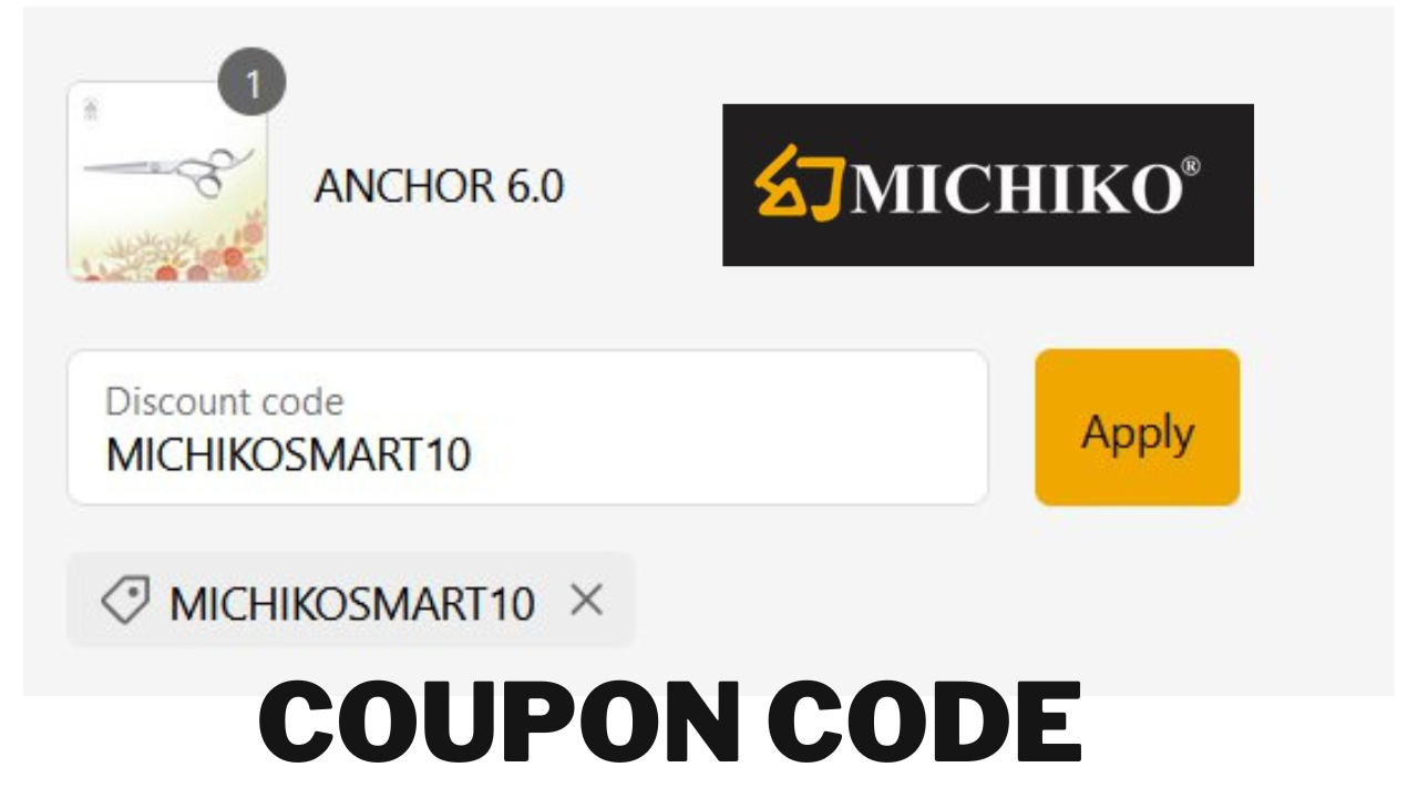 Michiko-Scissors.com coupon code
