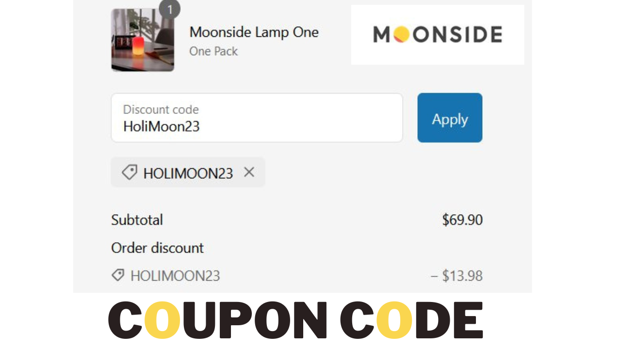 65 off Moonside Lighting Coupon Code Lamp One