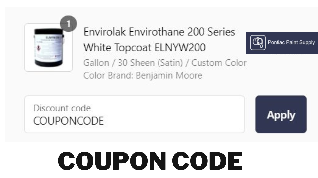 PontiacPaintSupply.com Discount Code