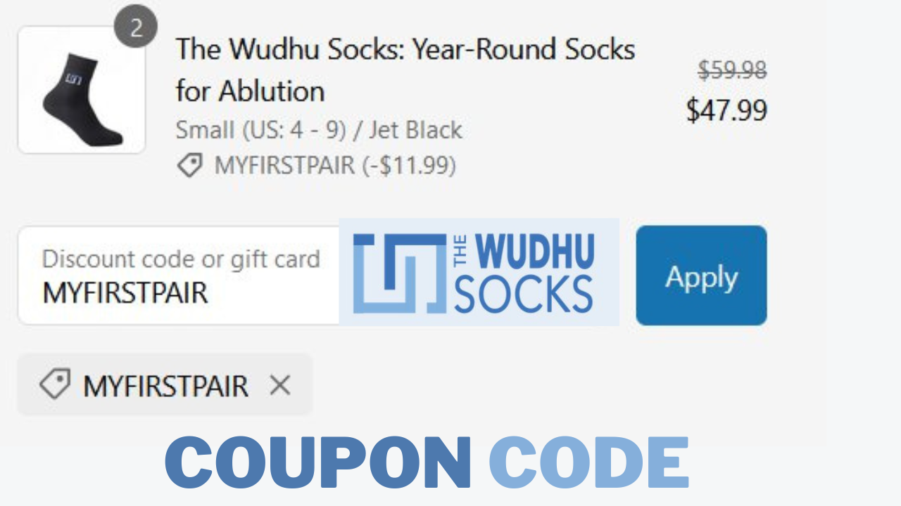 55 off The Wudhu Socks Discount Code TheWudhuSocks