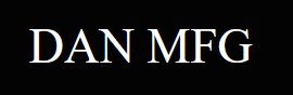 Dan Mfg coupon code