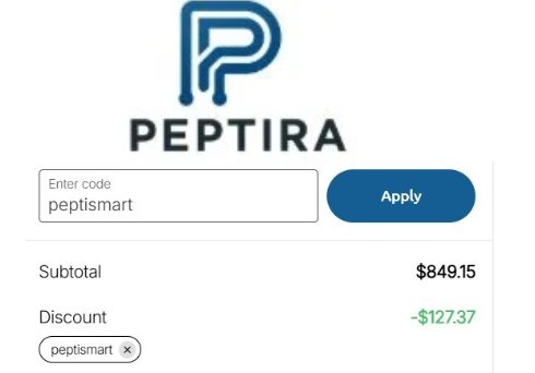 Peptira Peptides coupons