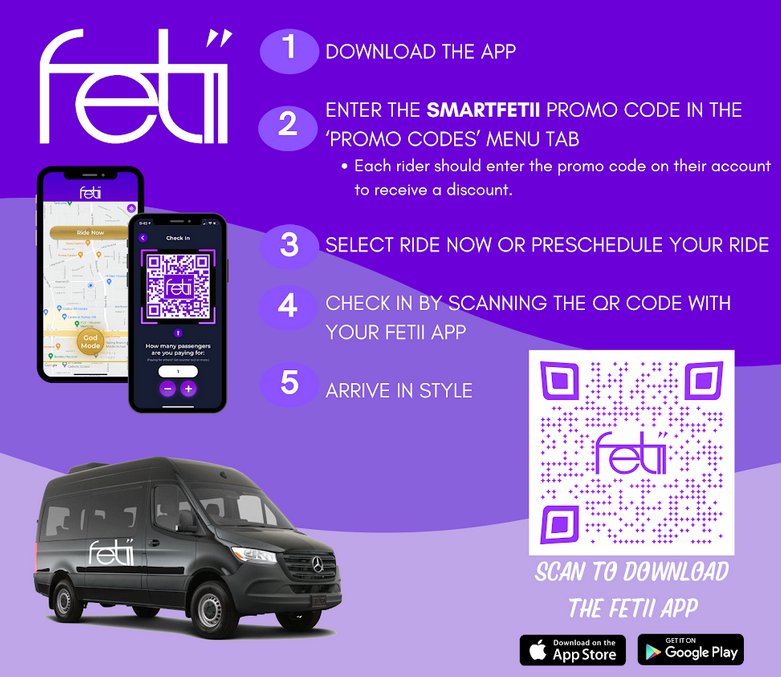 Fetii Group Rideshare promo code