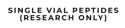 Single Vial Peptides coupon ocde