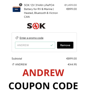 SOK Battery EU Coupon