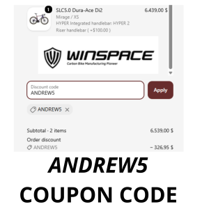WinSpace Bikes coupon